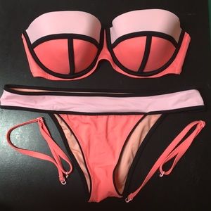 Victoria’s Secret color block bikini